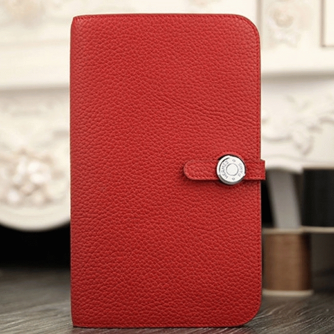 Red AAA replica H**me5 Dogon combine wallet