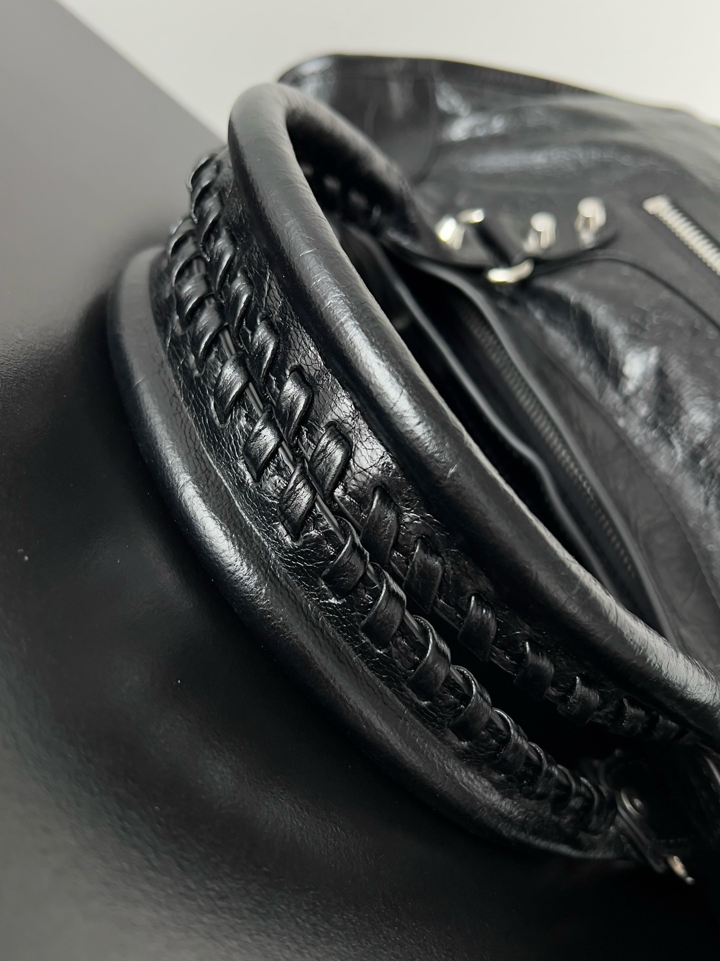 Knockoff Ba1en*iaga Le City Medium Bag Black Arena Lambskin