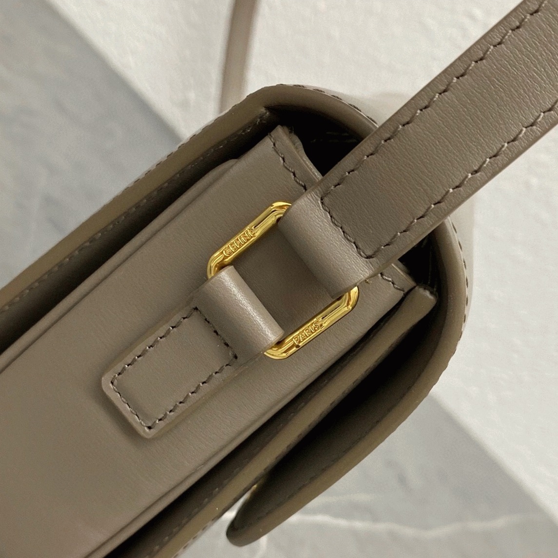 Top Quality Fake Ce1i*e Triomphe Teen Bag In Grey