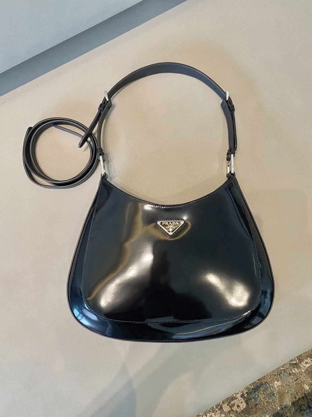 Black Pra*a Cleo Large Bag Fake