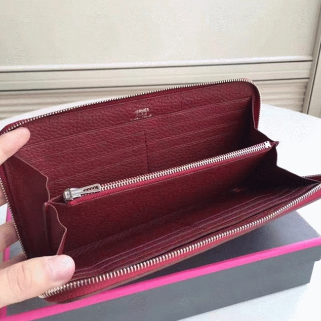 Ruby Designer Knockoff H**me5 Wallet Azap Zipped