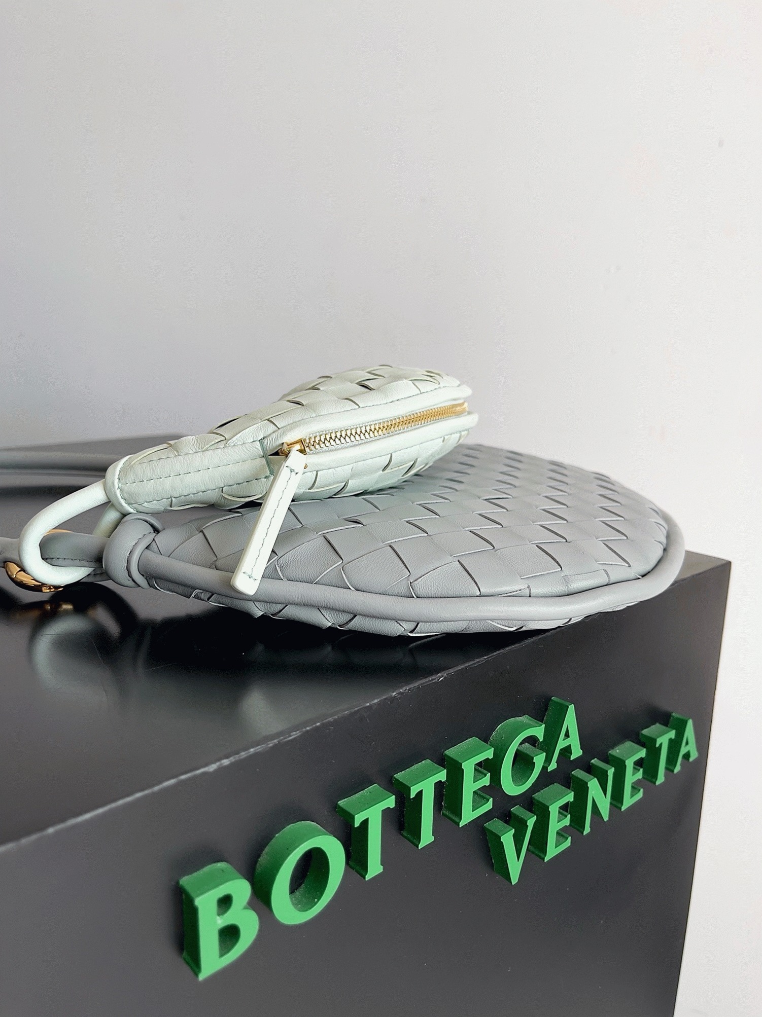 Replica B0tt*ga Ven*ta Gemelli Small Bag Grey/Glacier