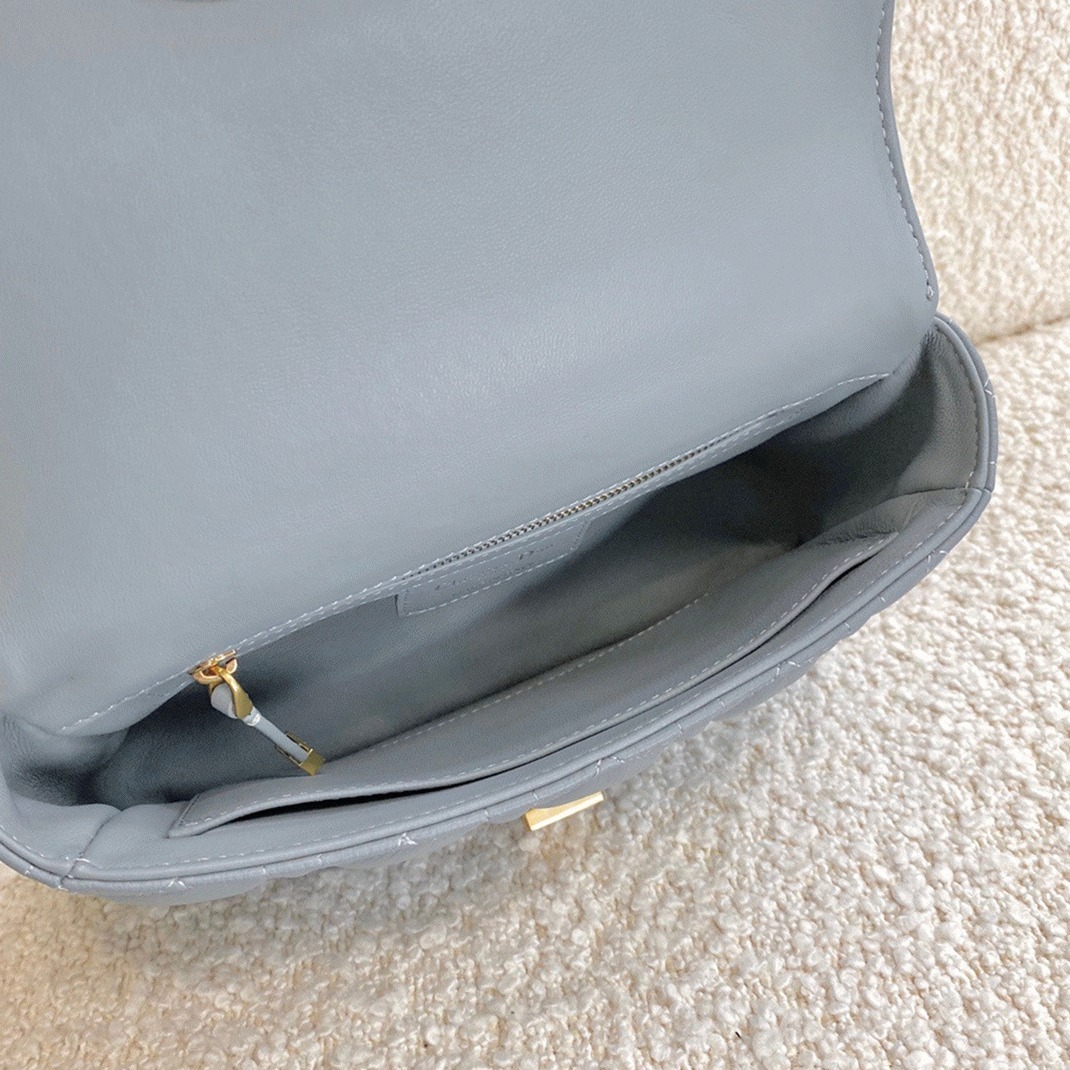 D10r Caro Small Bag Fake in Cloud Blue