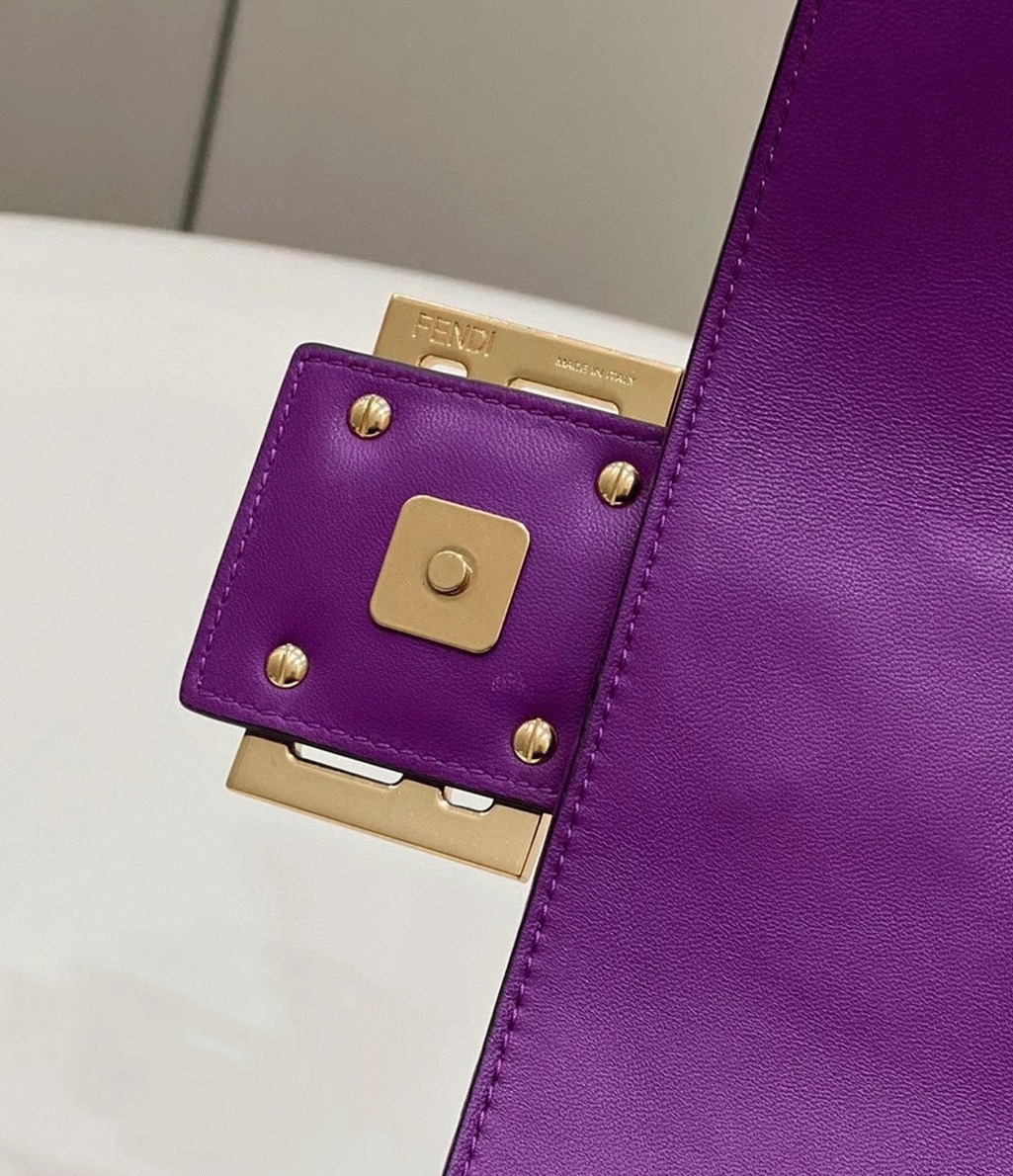 Top Quality Replica F**di Large Baguette Bag In Purple FF