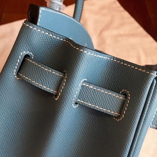 Blue Jean Imitation Luxury H**me5 Birkin 35cm Handbag