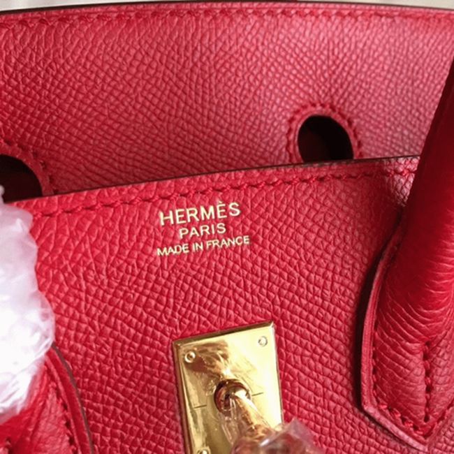 H**me5 Birkin 25cm Designer-Inspired Bag in Red