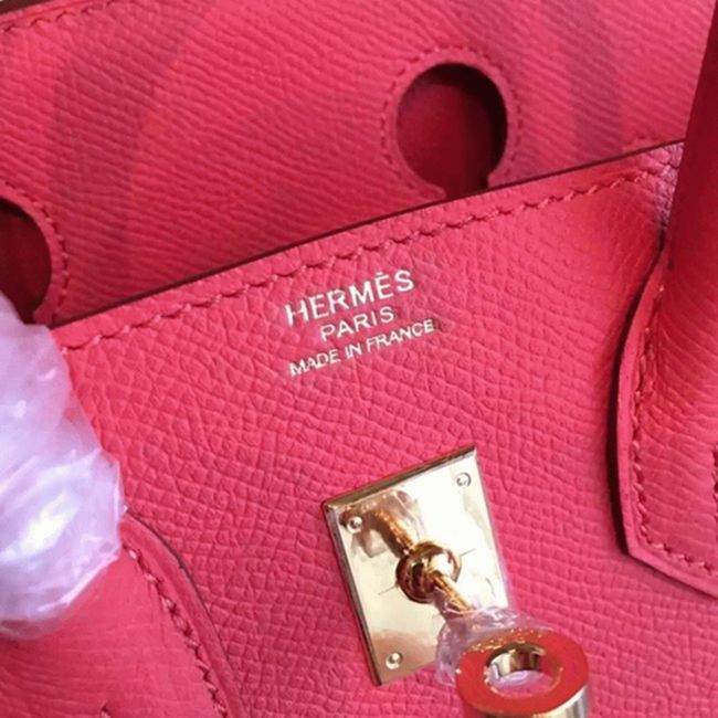 Rose Red H**me5 Birkin 25cm AAA Imitation