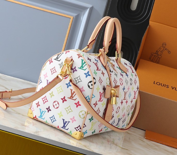 X TM Multicolored Speedy Bandouliere 30 In White