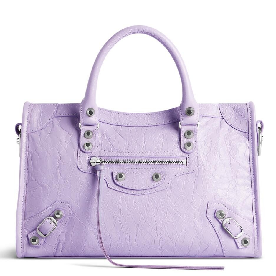 Knockoff Ba1en*iaga Le City Small Bag Lilas Arena Lambskin