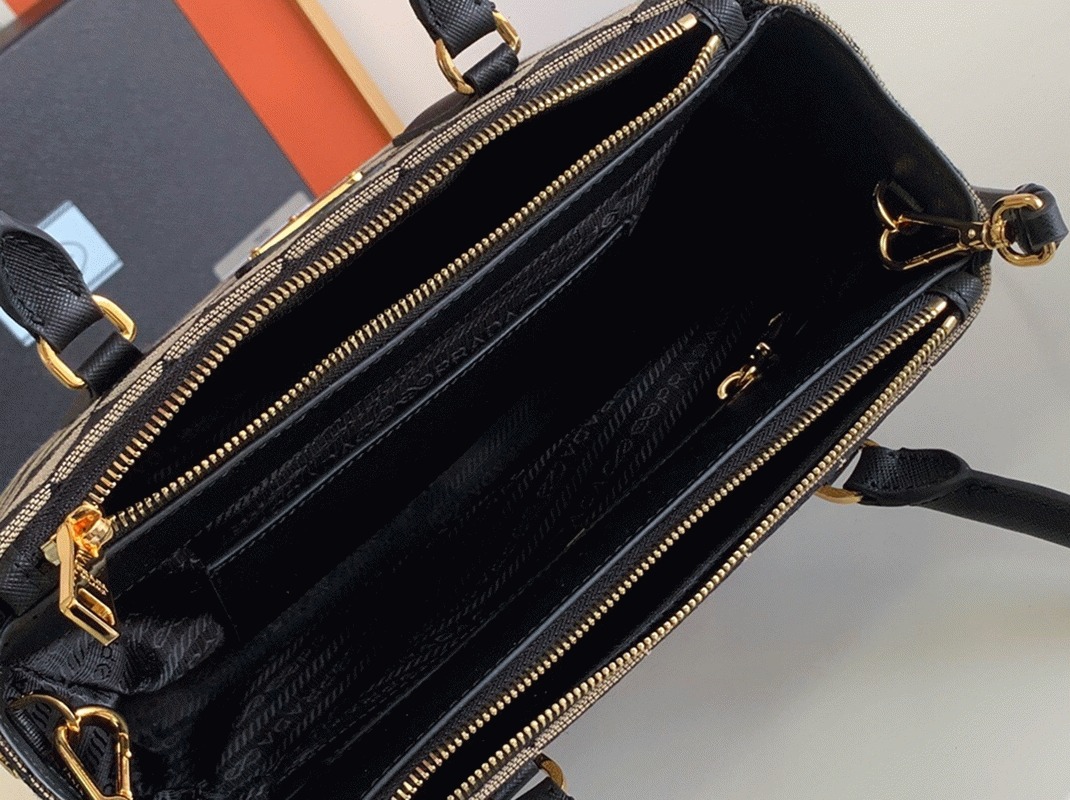 Pra*a Galleria Small Bag Replica in Jacquard Fabric