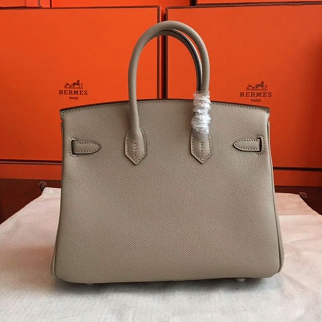 Top-Tier Grey H**me5 Birkin 25cm AAA Replica