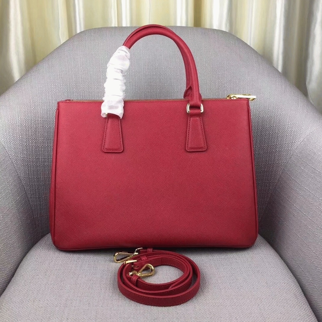 Red Pra*a Galleria Large Bag Best Replica