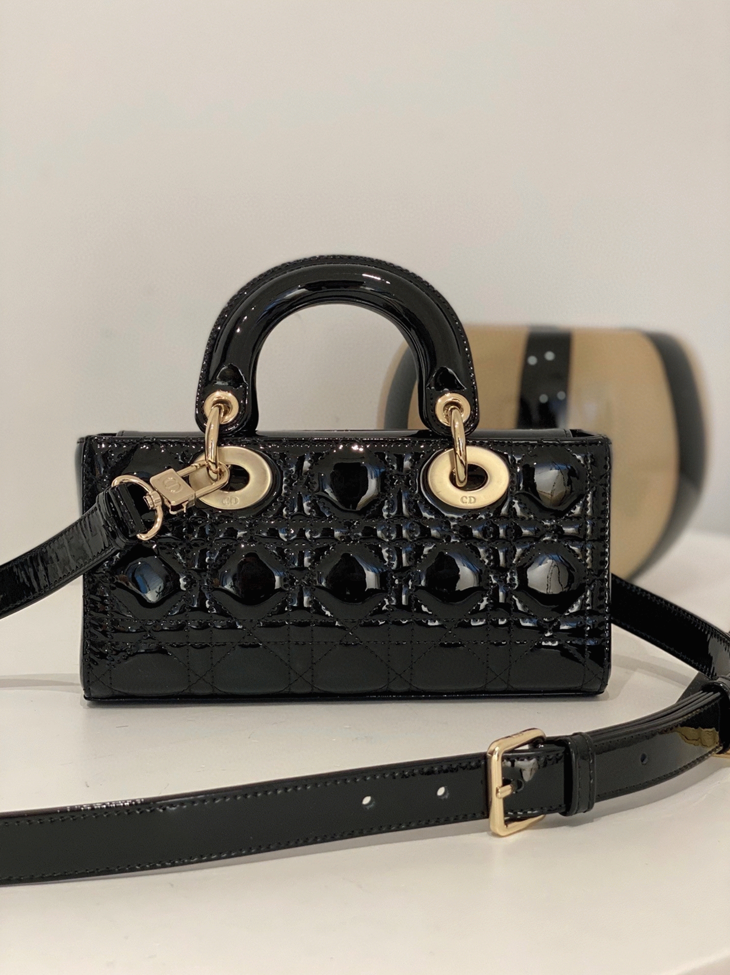 D10r Lady D-Joy Small Bag Fake in Black