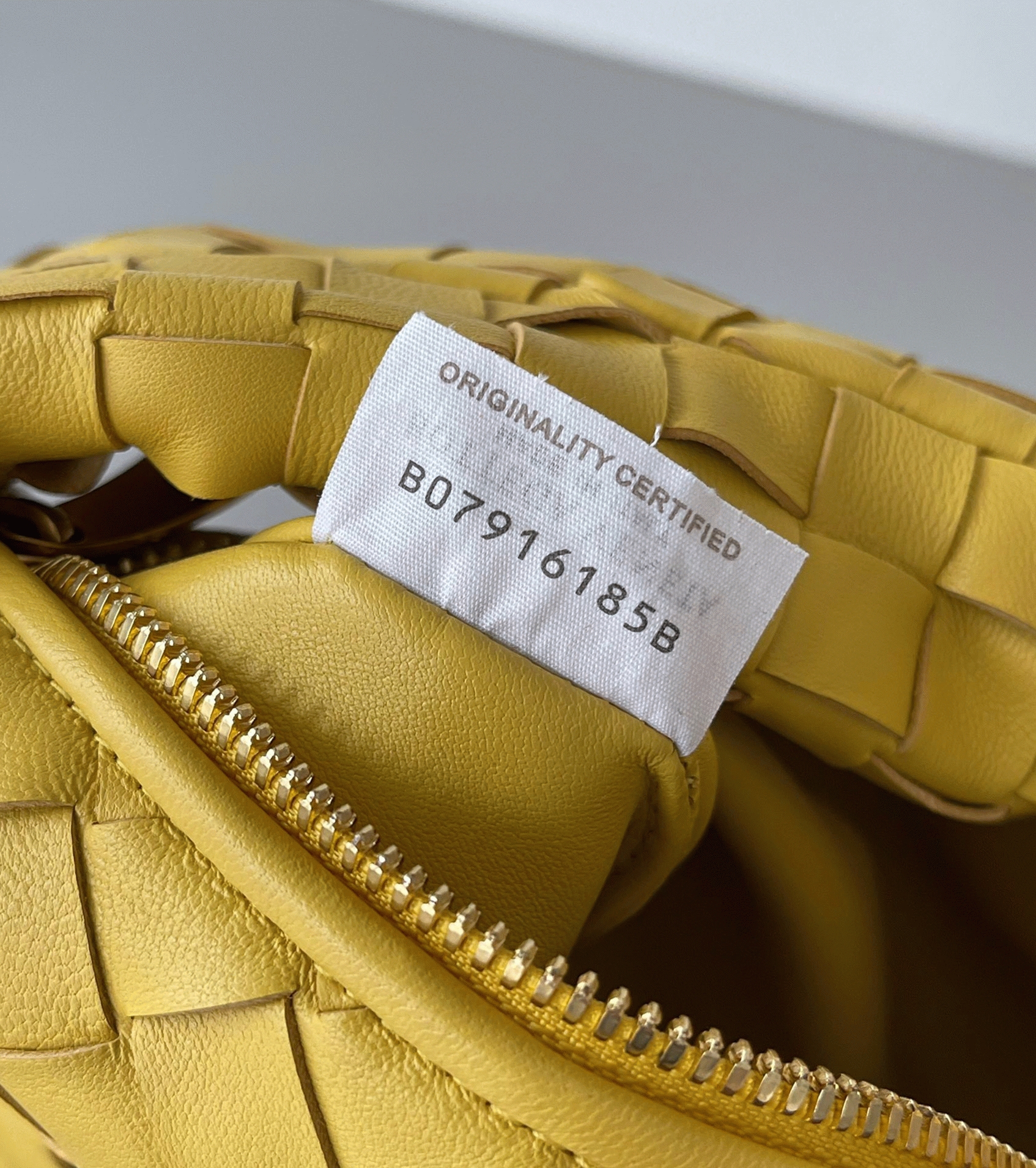 Knockoff B0tt*ga Ven*ta BV Jodie Mini Bag Yellow