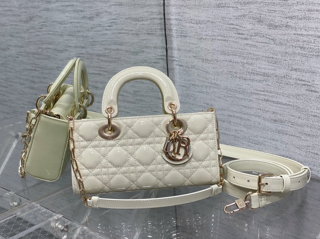 D10r Lady D-Joy Small Bag Knockoff in White