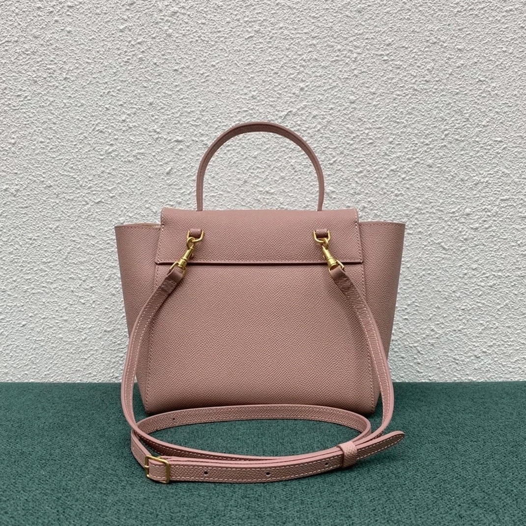 Ce1i*e Belt Nano Bag Faux in Vintage Pink